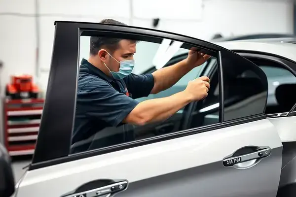 Door glass replacement